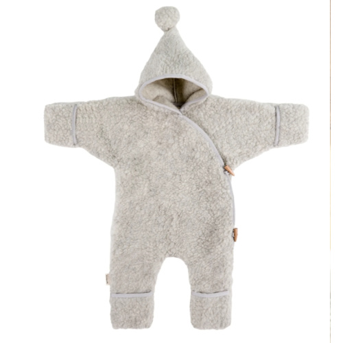 MERINO WOOL SNUGGLESUIT BABY ROMPER – BINIBAMBA