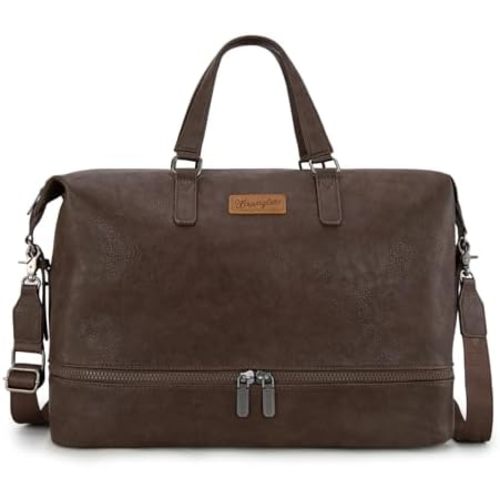 Wrangler Travel Duffel Bag Carry On Overnight Bag with Shoe Compartment Weekender Bag for Women WG253-5110CF