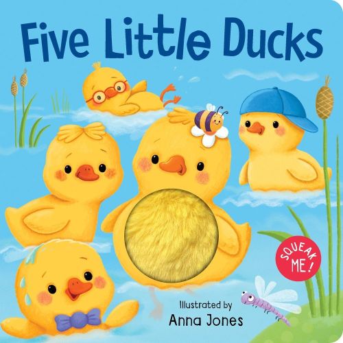 Squeaky Plush Five Little Ducks Book