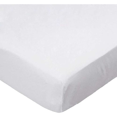SheetWorld Baby Fitted Bassinet Sheet Fits Nuna Mixx 12 x 29 inches, 100% Cotton Woven Sheet, Unisex Boy Girl, Solid White Woven, Made in USA