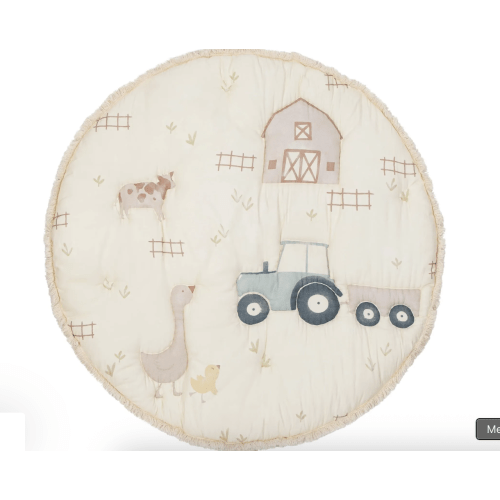 Charlie Quilted Farm Play Mat | Crane Baby