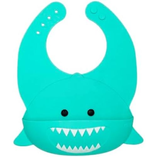 melii Silicone Weaning Bib for Babies & Toddlers, Large Food Catcher