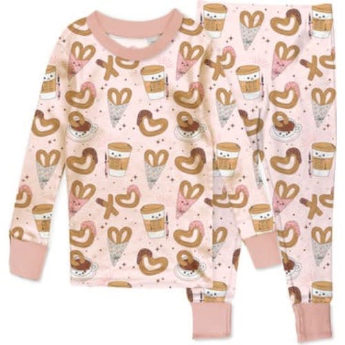Kids' Zen Two-Piece Organic Cotton Pajamas, 4T