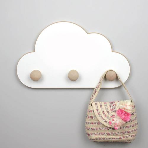 Cloud Wall Hanger - Nursery Deco - Nursery Furniture - Nursery Ideas - Book Shelf - Shelves - Wall Shelves - Floating Shelves - Kids Shelf