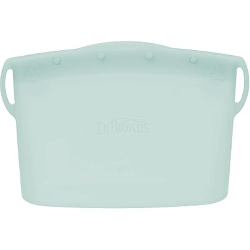 Dr. Brown's Microwave Steam Sterilizer Bag for Baby Bottles, Breast Pump Parts & Other Toddler Accessories, 100% Silicone, Reusable Sterilizing Bag