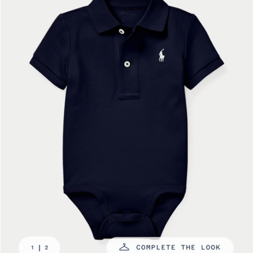 Soft Cotton Polo Bodysuit | Ralph Lauren