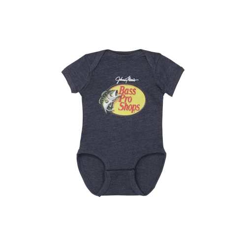 Bass Pro Shops Woodcut Logo Short-Sleeve Bodysuit for Babies | Mack's Prairie Wings