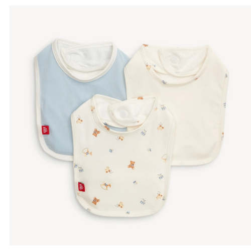 lullaby lane modal magnetic stay dry infant
bib 3-pack