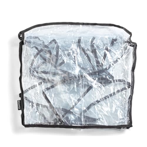 Bombi Baby Stroller Rain Cover for V2 Lightweight Strollers - Weather Protection Cover for Rain, Snow, and Dust - Hook & Loop Attachment, Ventilated Design, Clear