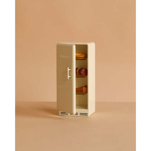 Maileg Metal Fridge, Mouse Size - Off White