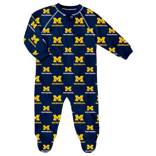 Gen2 Infant Michigan Wolverines College Navy Newborn Raglan Zip-Up Coverall | Dick's Sporting Goods