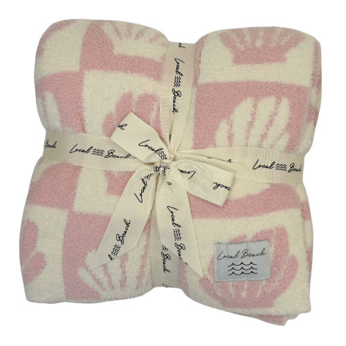 Shell Luxe Home Blanket Pink – LocalBeach