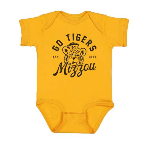 Mizzou Go Tigers Baby Onesie