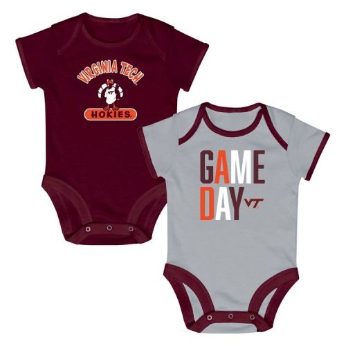 NCAA Virginia Tech Hokies Newborn 2pk Bodysuit - 6-9M