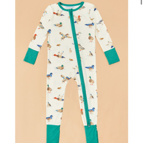 Ducks on the Loose Footless Romper
