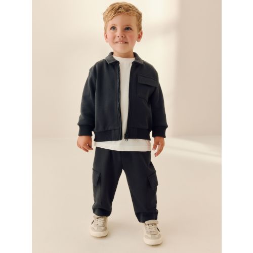 Charcoal Grey T-Shirt And Joggers 3 Piece Set (3mths-7yrs)