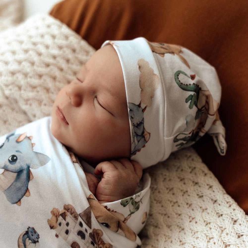 Dragon Organic Knotted Beanie | Snuggle Hunny