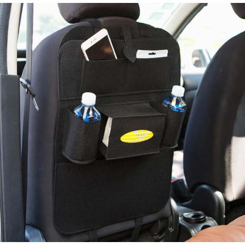 Black Car Seat Organiser