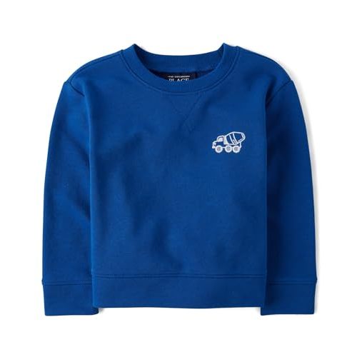 The Children's Place Baby Boys' And Toddler Pullover Crew Neck Sweatshirt
