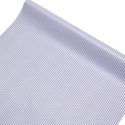 Peel and Stick Blue and White Striped Nursery Wallpaper Drawer Paper Contact Paper Wallpaper Self Adhesive Stripe Shelf Liner for Kitchen Cabinets Dresser Drawer Liners Furniture