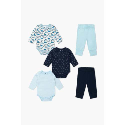 Monica + Andy - 5-Piece Long Sleeve Bodysuit Bundle