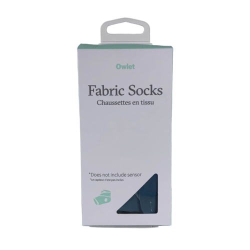 Owlet Extra Fabric Socks, Bedtime Blue, Size 1 and Size 2