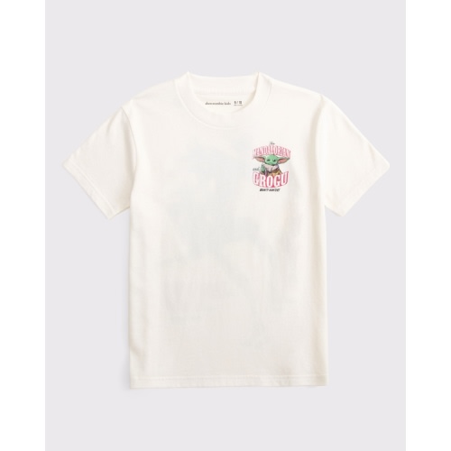 star wars mandalorian & grogu graphic tee