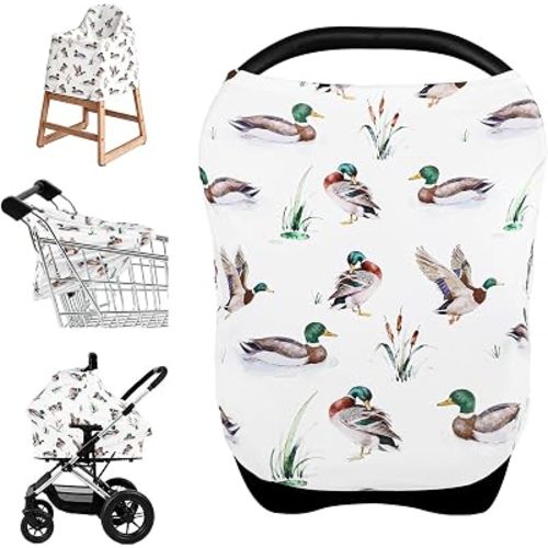 Mallard Duck Carseat Covers Baby,Stretchy Infant Canopy for Boys Girls