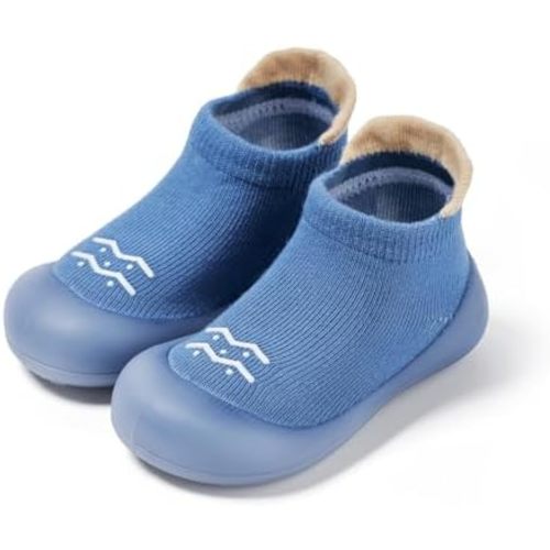 Baby Sock Shoes Baby Walking Shoes Infant Non-Slip Breathable Slippers with Soft Rubber Sole Baby Boys Girls Sneakers