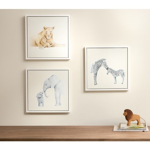 Nursery Animal Art Collection (14"x 14") | Pottery Barn Kids
