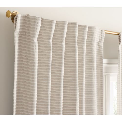 Textured Stripe Blackout Panel | Pottery Barn Kids