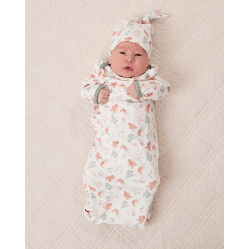 Cozy Bamboo Baby Gown & Hat | Cozy Holiday - Kindred Bravely