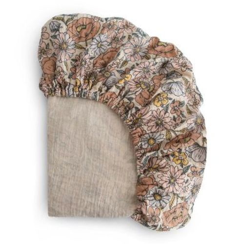 Mushie Extra Soft Muslin Crib Sheet