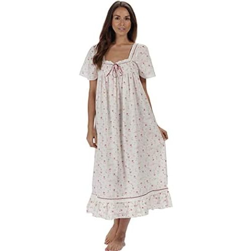 The 1 for U Ladies Nightgowns - Vintage Nightgowns for Women, Evelyn 100% Cotton Gown