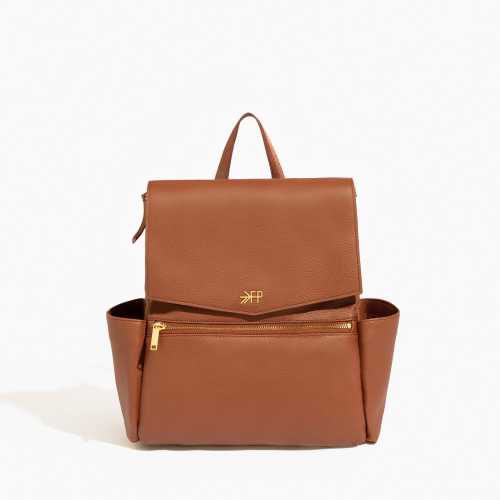 Cognac Mini Classic Bag II | Mini Brown Diaper Bag Backpack – Freshly Picked