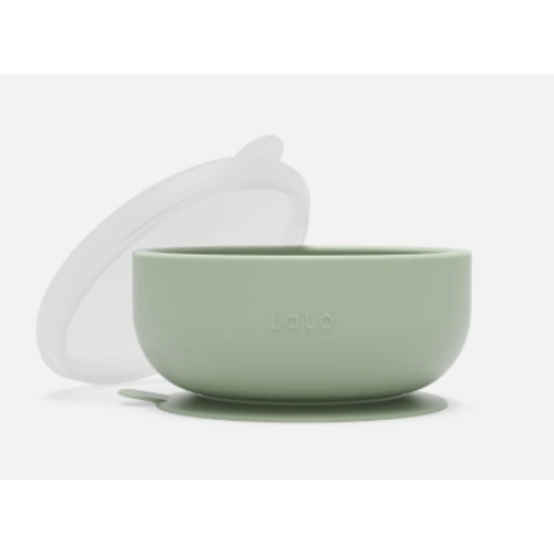 Lalo Suction Bowl - Sage