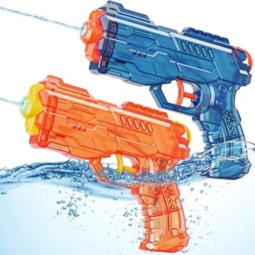 LQYoyz 2 Pack Water Guns for Kids Adults, Small Squirt Guns
