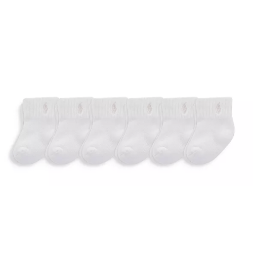 Polo Girls' Classic Socks, Pack of 6 - Baby