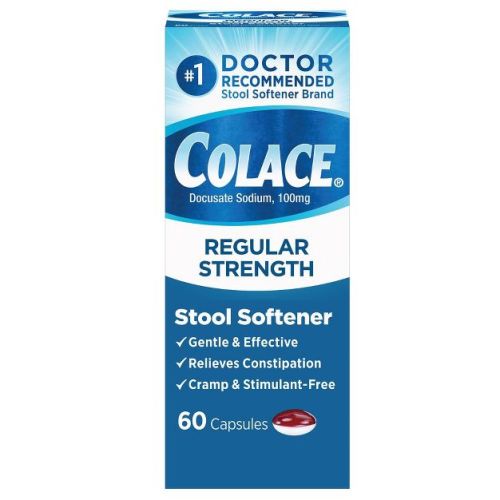 Colace Laxatives Digestive Capsules - 60ct