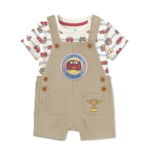 Baby Boys' Cars T-Shirt & Shortall, 2-Piece Set