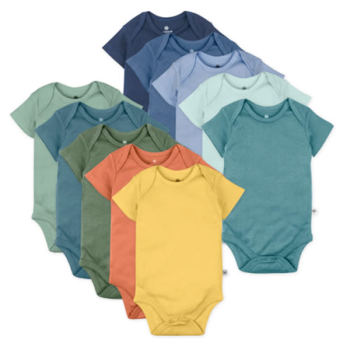 10-Pack Organic Cotton Short Sleeve Bodysuits | Honest Baby Clothing