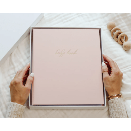 First Year Baby Memory Book - Pink