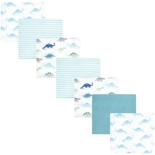 Luvable Friends Little Treasure Flannel Receiving Blankets 7pk