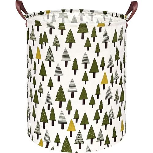 MAIZMZ Girls Storage Basket Laundry Hamper Gifts Organizer Bins Toy Box Laundry Basket Large Canvas Collapsible Chest for Home/Dorm/Kitchen/Pet/Office/Closet/Shelf/