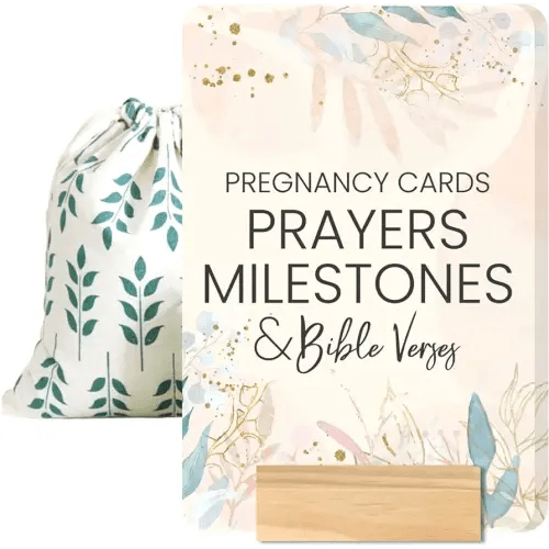 Pregnancy Must Haves First Trimester, Pregnancy Gifts for First Time Moms, Pregnancy Prayer Cards, Gift for Pregnant Women Mom to Be Gift, Expecting Parents to Be Unique Gifts