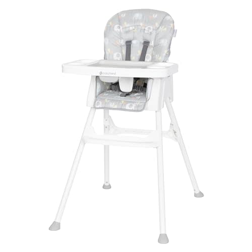 Baby Trend Adapt Plus 6-in-1 EZ Clean High Chair to Toddler Chair, Two of a Kind Grey