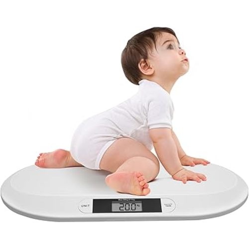 Baby Scale,Digital Baby Scale Weight All Family, Weighing Newborn Wiggly Babies, Pets, Cat and Dog