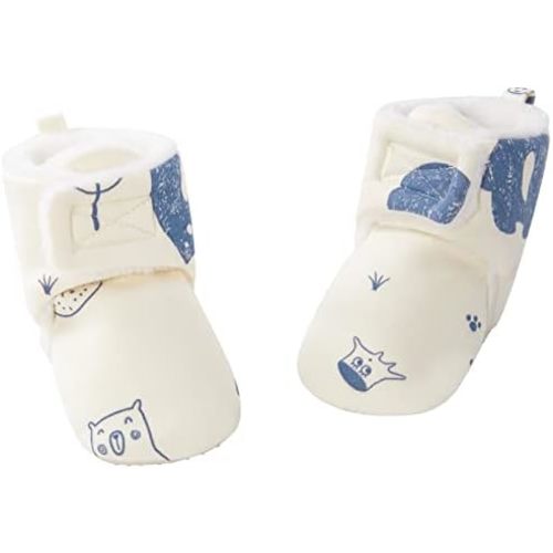 pureborn Unisex Baby Boy Girl Fleece Cozy Booties Warm Infant Shoes