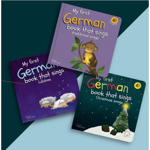 Set of 3 German Books that Sing