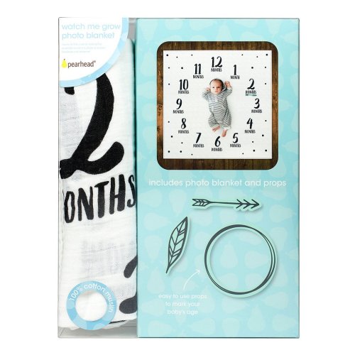 Pearhead Watch Me Grow Photo Blanket
